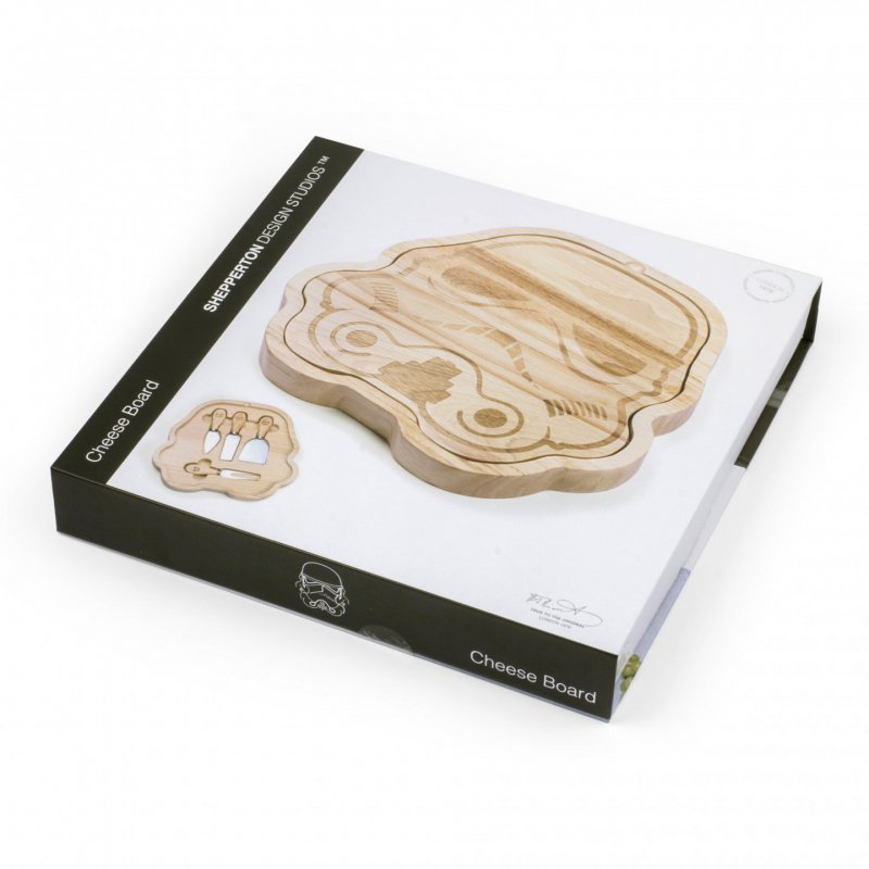 Original Stormtrooper Set plateau et 4 couteaux à fromage