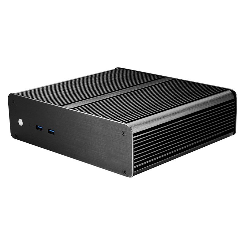 Akasa Euler T Plus Thin Mini-ITX Gehäuse - schwarz