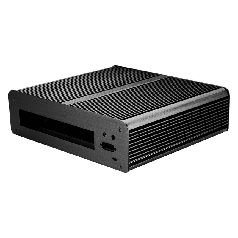 Akasa Euler T Plus Thin Mini-ITX Gehäuse - schwarz