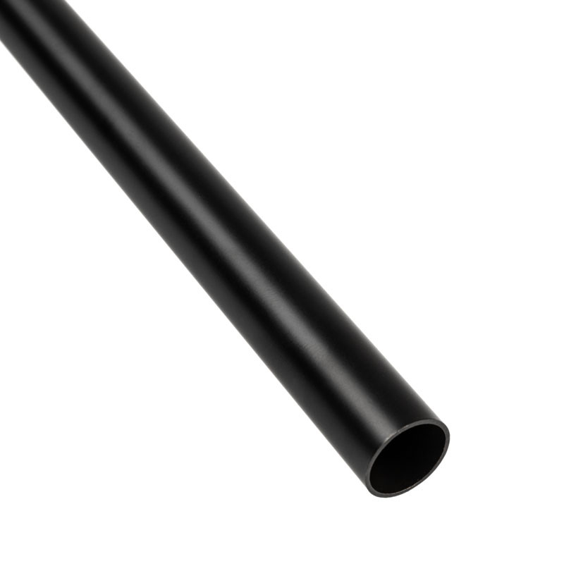 Bitspower None Chamfer Brass Hard Tubing 14mm AD, 500mm - carbon schwarz