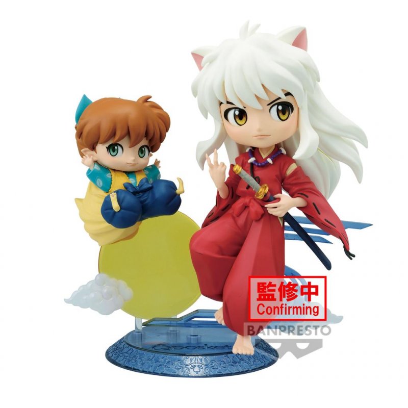 Inuyasha - Q Posket Together Inuyasha & Shippo - Inuyasha Statue 14cm