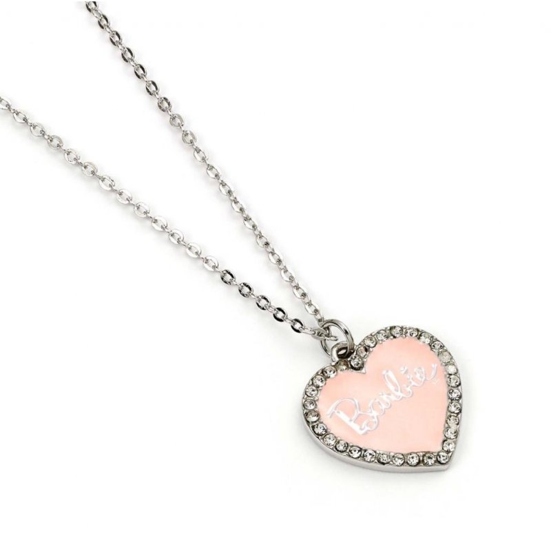 BARBIE - Collier Chaine - Coeur Rose
