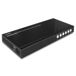 Lindy 38338 extension audio/video Émetteur AV Noir