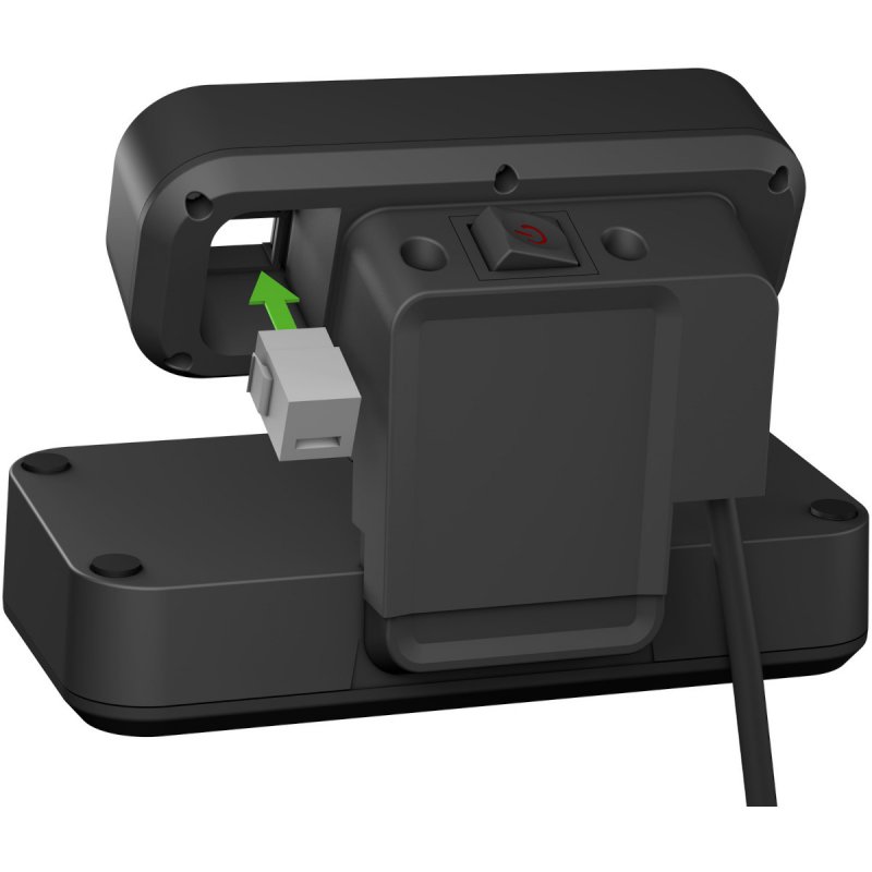 Brennenstuhl estilo Duplex Tischsteckdosenleiste 2m, mit Überspannungsschutz, 2x Keystone Module, 9x