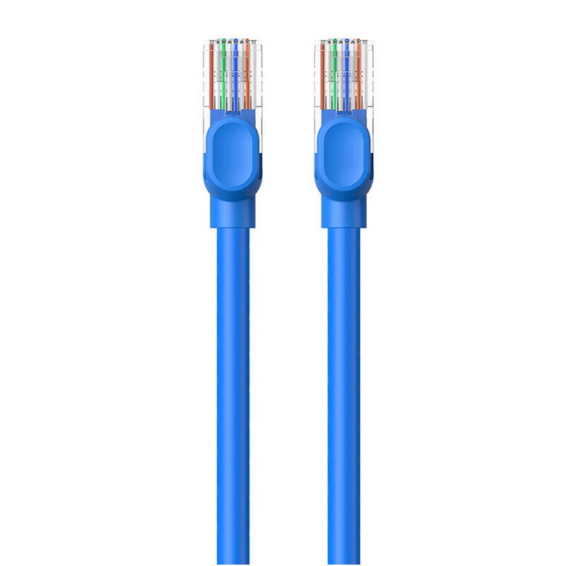 Round Cable Baseus Ethernet RJ45, Cat.6, 0,5m (blue)
