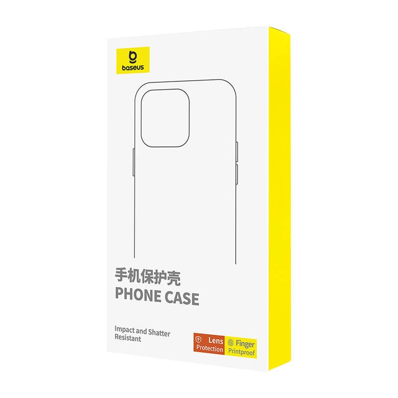 Clear Case Baseus iPhone 15 tempered glass