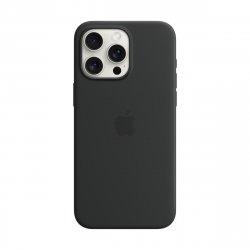 IPHONE 15 PRO MAX SILICONE CASE WITH MAGSAFE - BLACK