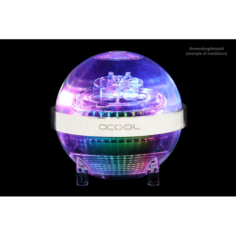 Alphacool Eisball Adressable RGB - Acryl (inkl. D5 VPP655 PWM)