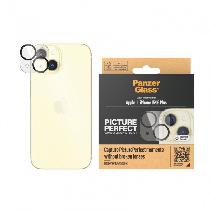 PanzerGlass™ PicturePerfect Kameraschutz iPhone 15 | 15 Plus
