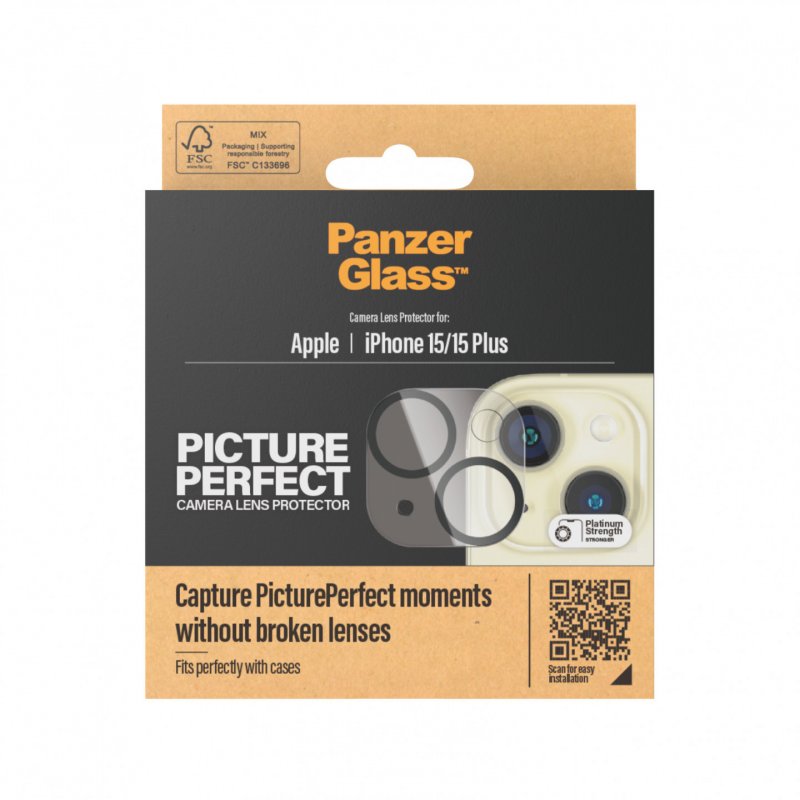 PanzerGlass™ PicturePerfect Kameraschutz iPhone 15 | 15 Plus