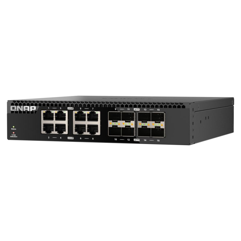 QNAP QSW-3216R-8S8T network switch Unmanaged L2 10G Ethernet (100/1000/10000) Black