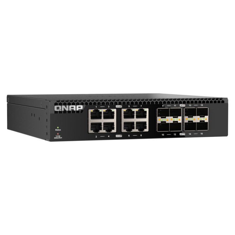 QNAP QSW-3216R-8S8T network switch Unmanaged L2 10G Ethernet (100/1000/10000) Black