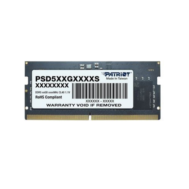 Barrette mémoire SODIMM DDR5 8Go Patriot Signature Line PC5-44800 (5600 MHz) (Noir)