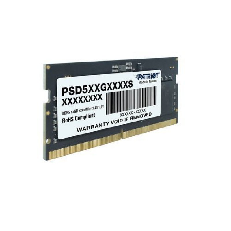 Barrette mémoire SODIMM DDR5 8Go Patriot Signature Line PC5-44800 (5600 MHz) (Noir)