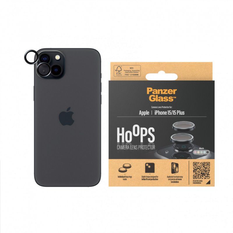 STOCKICX1 - PanzerGlass Lens Protector Rings HOOP Protection d'écran transparent Apple 1 pièce(s)