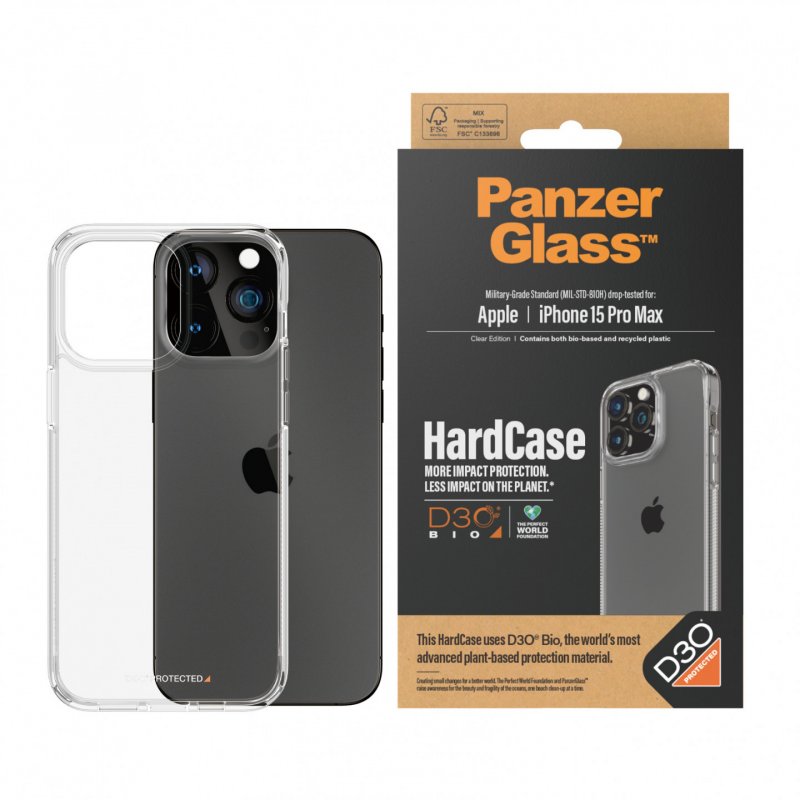 PanzerGlass™ HardCase mit D3O iPhone 15 Pro Max