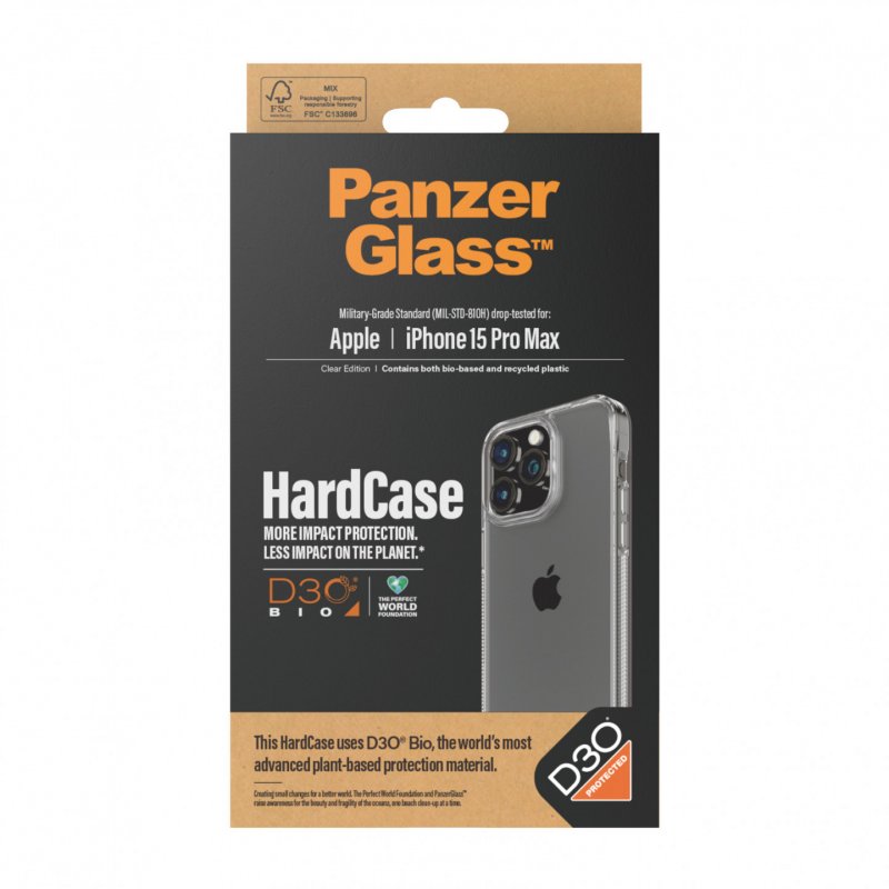 PanzerGlass ™ HardCase with D3O iPhone 15 Pro Max