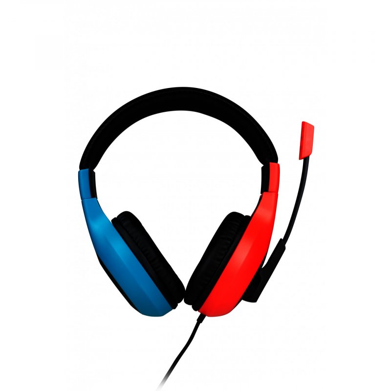 Bigben Connected SWITCHHEADSETV1R B écouteur/casque Avec fil Arceau Jouer Bleu, Rouge