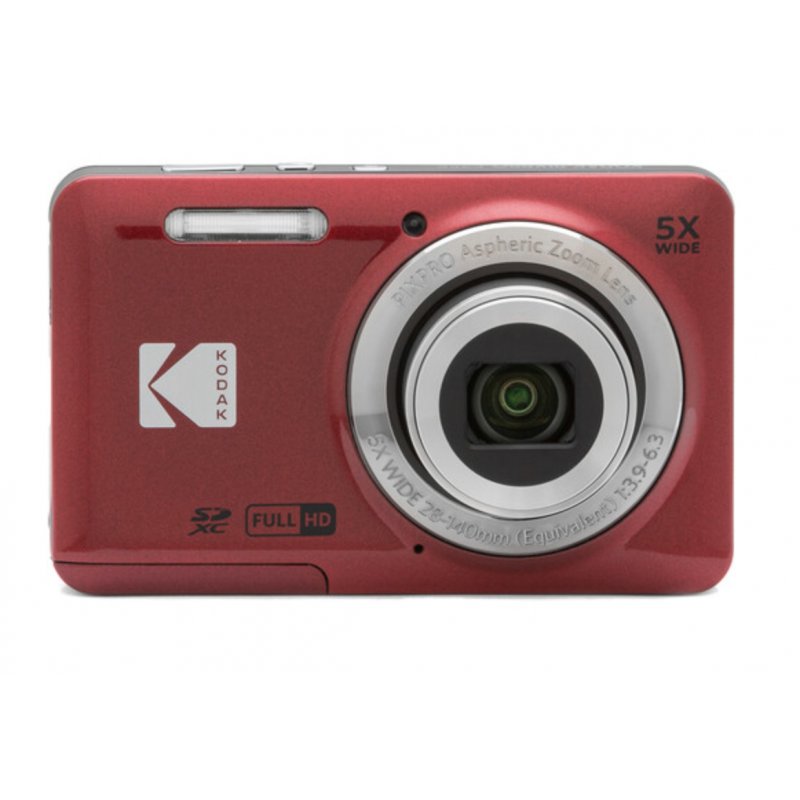 Kodak PIXPRO FZ55 1/2.3" Compact camera 16 MP CMOS 4608 x 3456 pixels Red
