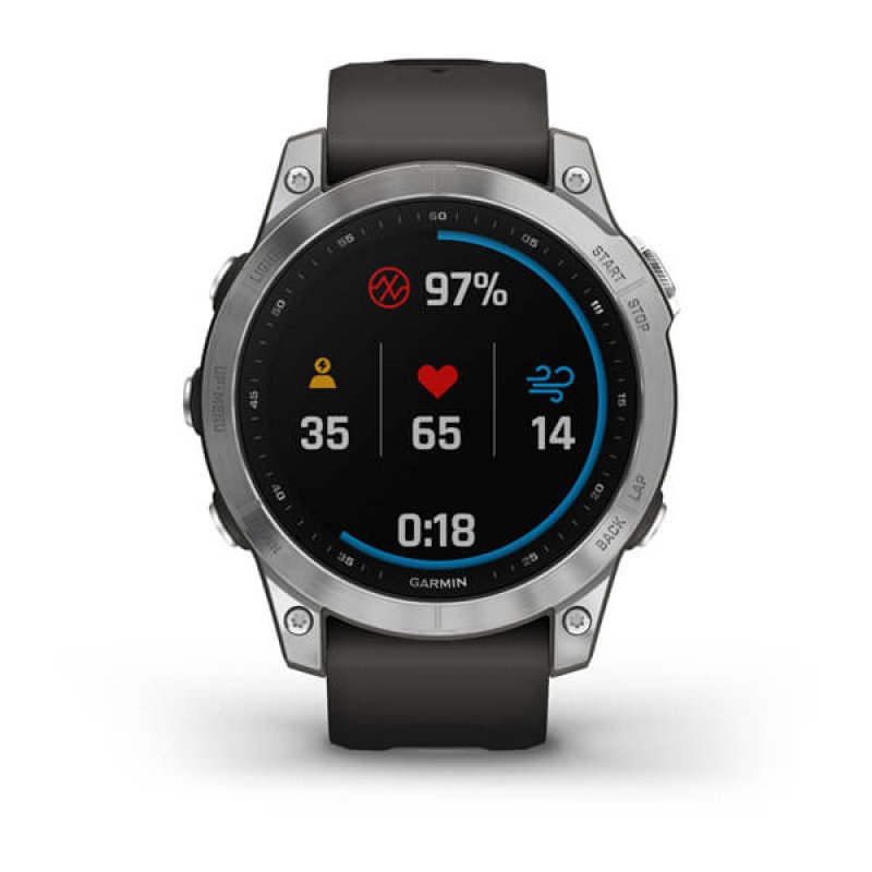 Garmin Fenix 7 Silver with Graphite Band EU