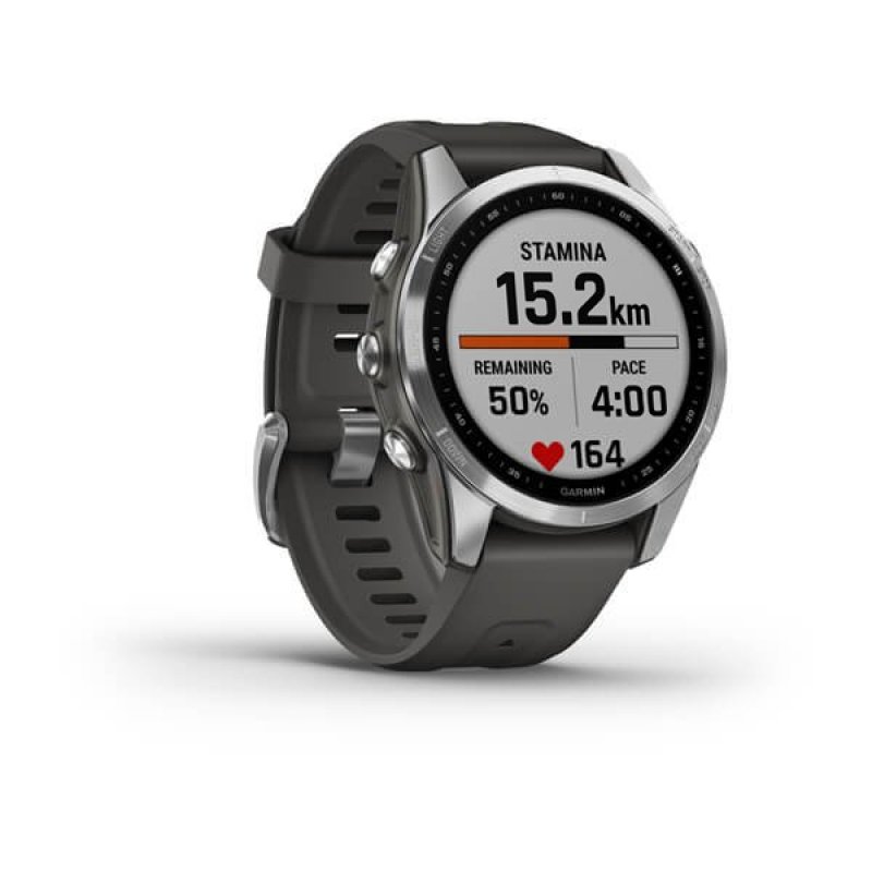 Garmin fenix 7S 3,05 cm (1.2") MIP 42 mm Numérique 240 x 240 pixels Écran tactile Argent Wifi GPS (satellite)