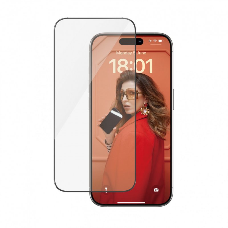 PanzerGlass™ Displayschutz iPhone 15 Pro | Ultra-Wide Fit m. EasyAligner