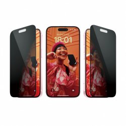 PanzerGlass™ Privacy Displayschutz iPhone 15 Ultra-Wide Fit m. EasyAligner