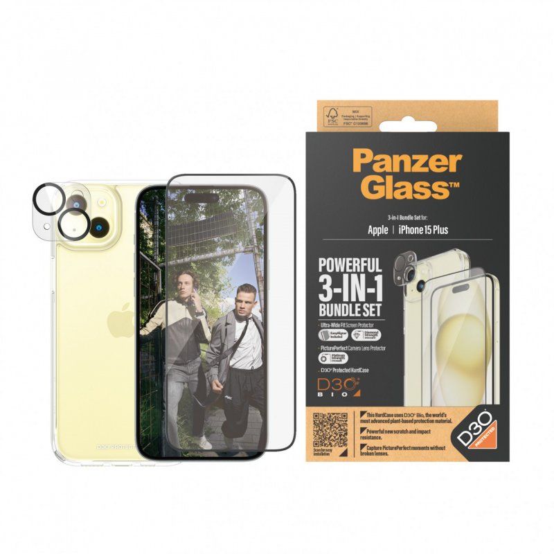 PanzerGlass B1174 2811 écran et protection arrière de téléphones portables Protection d'écran transparent Apple 1