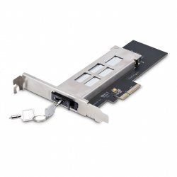 StarTech.com M.2 NVMe SSD to PCIe x4 Mobile Rack/Backplane with Removable Tray for PCI Express Expansion Slot,