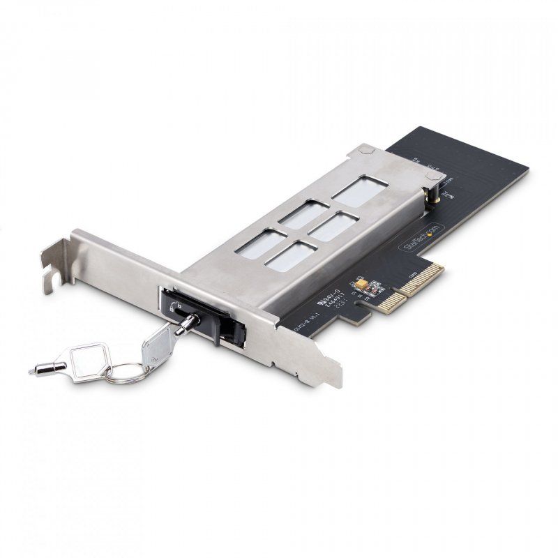 StarTech.com M.2 NVMe SSD to PCIe x4 Mobile Rack/Backplane with Removable Tray for PCI Express Expansion Slot,