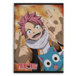 FAIRY TAIL - Natsu & Happy - Plaid en polaire 100x140cm