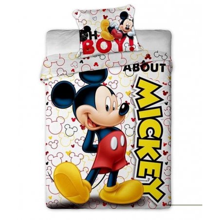 DISNEY - Mickey - Parure de lit 140x200cm