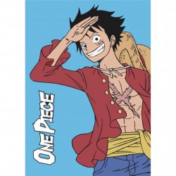 ONE PIECE - Luffy - Plaid en polaire 100x140cm