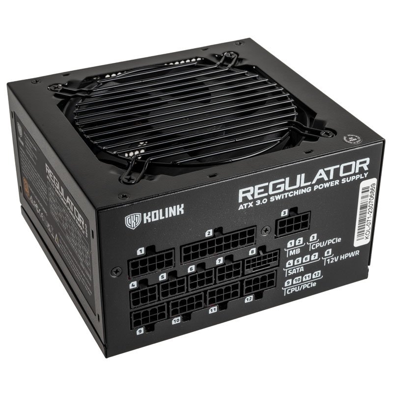 Kolink Regulator 80 PLUS Gold Netzteil, ATX 3.0, PCIe 5.0, modular - 1200 Watt