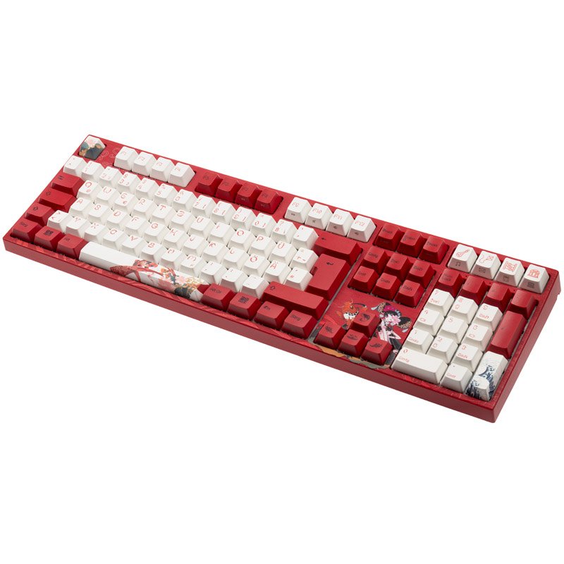 Varmilo VEA109 Koi Gaming Tastatur, MX-Brown, weiße LED