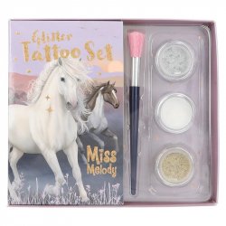 Miss Melody - Glitter Tattoo Set NIGHT HORSES ( 0412657 )