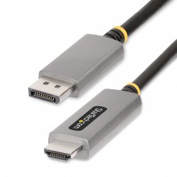 StarTech.com Câble Adaptateur DisplayPort vers HDMI, 8K 60Hz, 4K 144Hz, HDR10, DP 1.4 vers HDMI 2.1 - Convertisseur