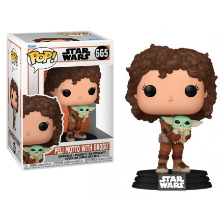 THE MANDALORIAN - POP N° 665 - Peli Motto avec Grogu