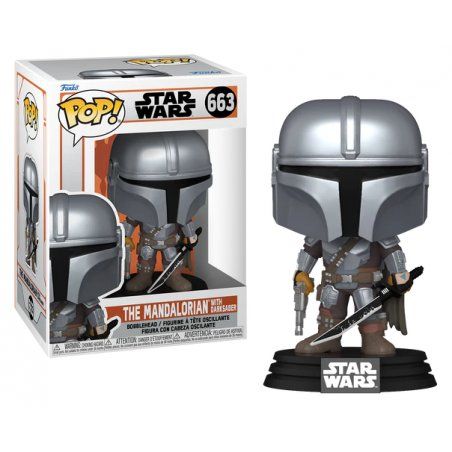THE MANDALORIAN - POP N° 663 - The Mandalorian avec Darksaber