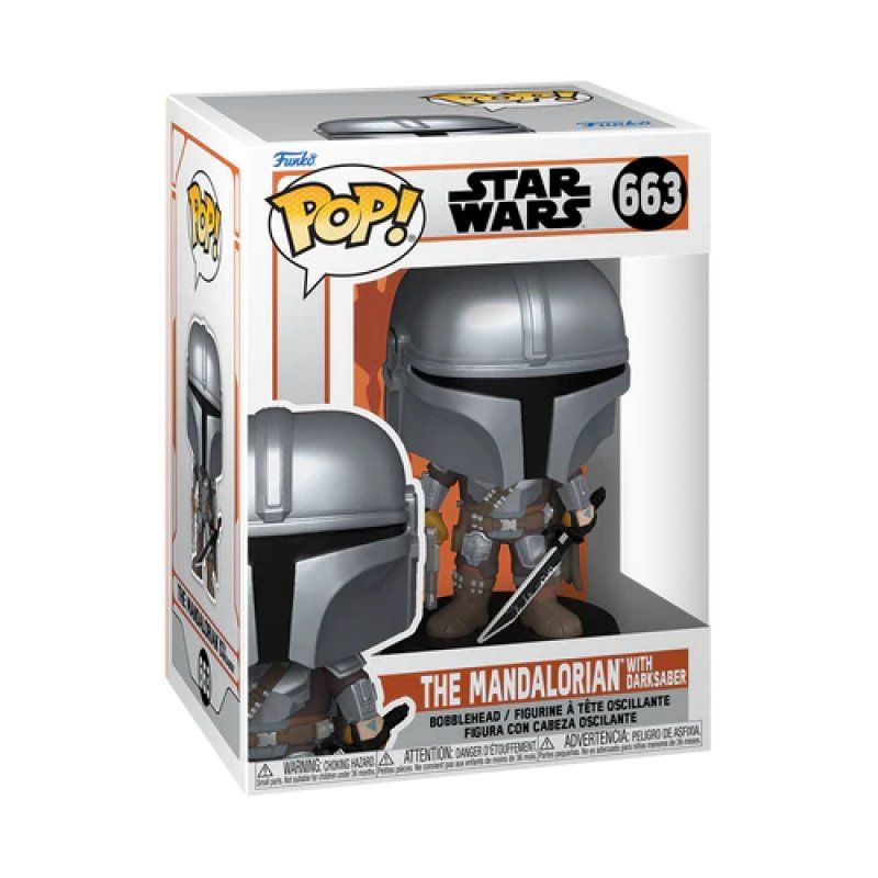 THE MANDALORIAN - POP N° 663 - The Mandalorian avec Darksaber