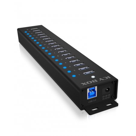 ICY BOX 17-Port Hub with USB 3.2 Gen 1 Type-A interface