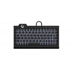 KeySonic KSK-3010ELC (DE) clavier USB QWERTZ Allemand Noir