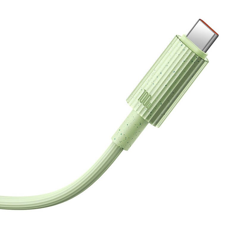 Fast Charging cable Baseus USB-C to USB-C Habitat Series 2m 100W (green)