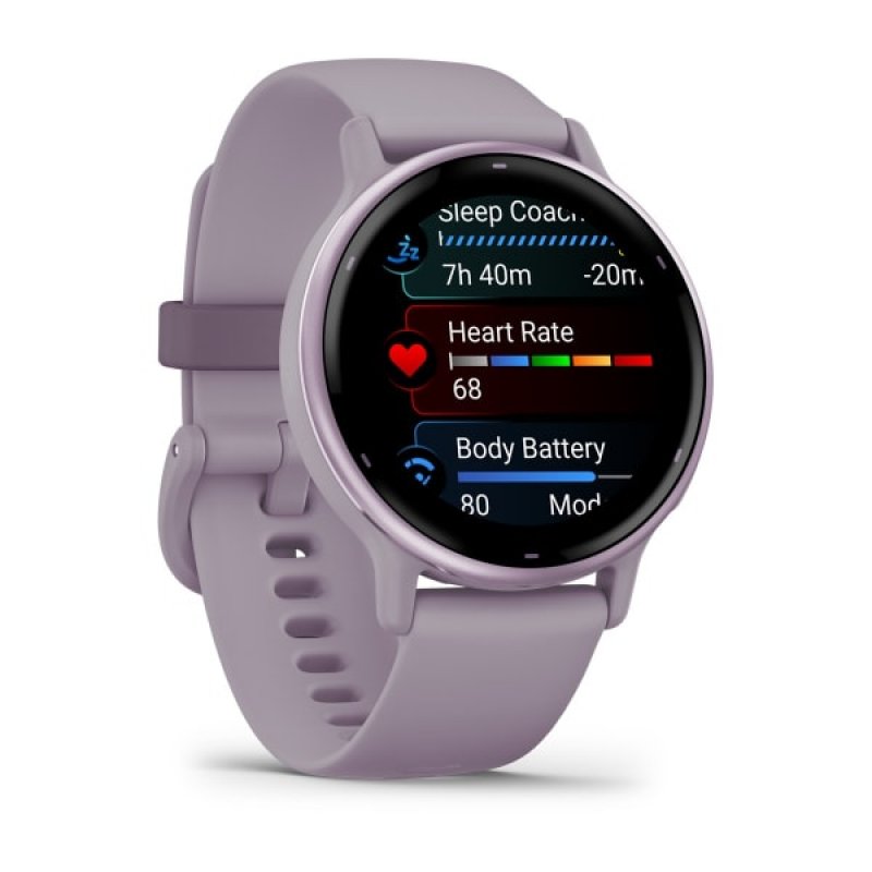 Garmin Vivoactive 5 3.05 cm (1.2") AMOLED Digital 390 x 390 pixels Touchscreen Violet Wi-Fi GPS (satellite)