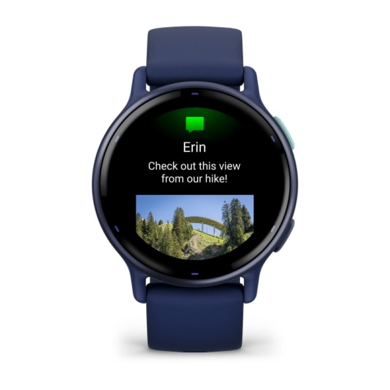 Garmin Vivoactive 5 3.05 cm (1.2") AMOLED Digital 390 x 390 pixels Touchscreen Blue Wi-Fi GPS (satellite)