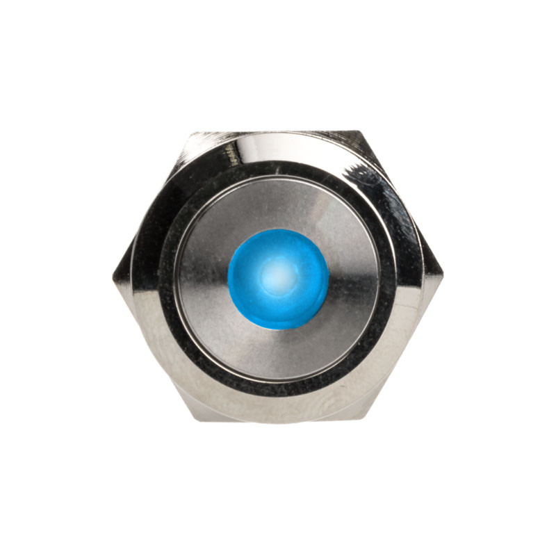 DimasTech compatible Vandalismusschalter/-taster 22mm, Silverline Dot - RGB