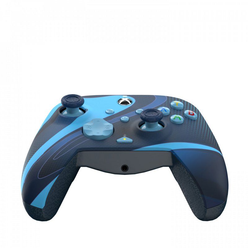 PDP Manette filaire REMATCH GLOW Advanced : Marée bleue, Pour Xbox Series X|S, Xbox One et Windows 10/11 PC