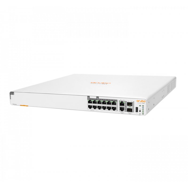 HPE Aruba Instant On 1960 8p 1G Class 4 4p SR1G/2.5G Class 6 PoE 2p 10GBASE-T 2p SFP 480W Géré Gigabit Ethernet