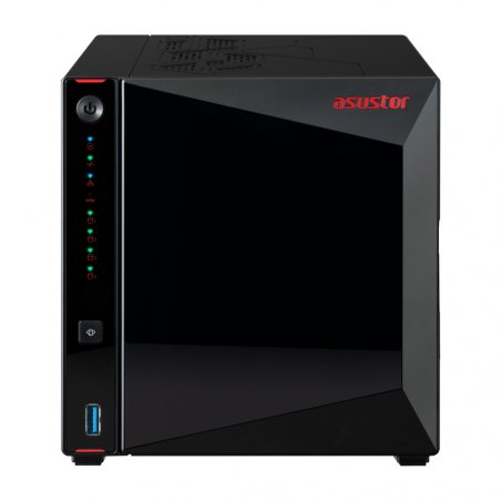 Asustor AS5404T serveur de stockage NAS Ethernet/LAN Noir N5105