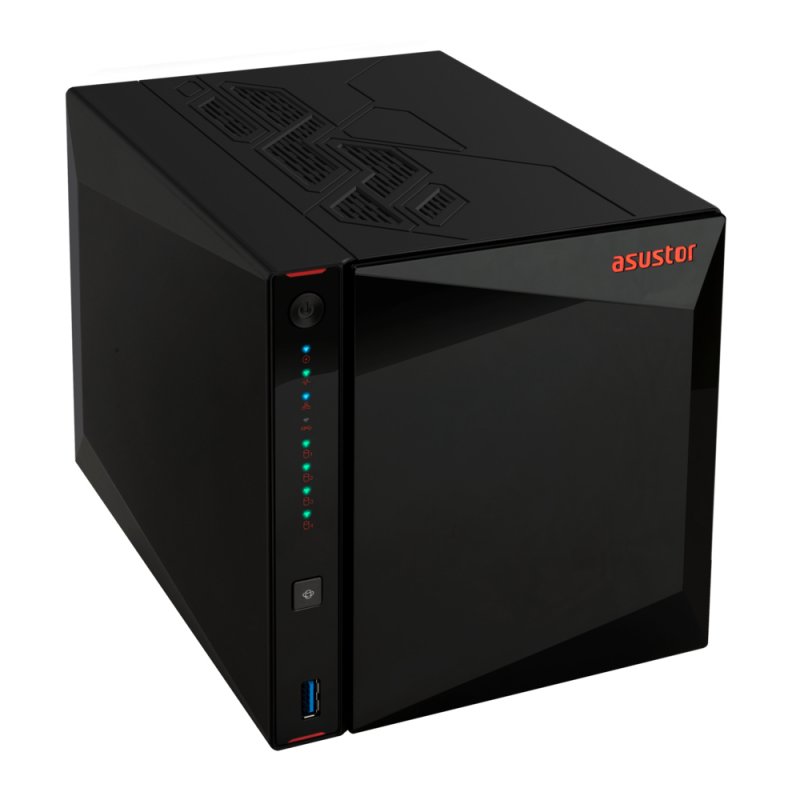 Asustor AS5404T serveur de stockage NAS Ethernet/LAN Noir N5105